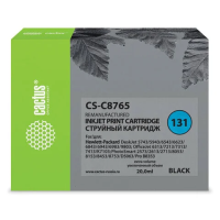 Картридж струйный Cactus CS-C8765 №131, 20мл, черный