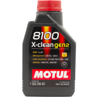 Масло моторное Motul 8100 X-Clean Gen 2 5W40, 1л
