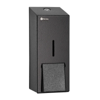 Диспенсер для мыльной пены в картриджах Merida Stella R DSC117.R, черный, металлический