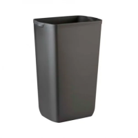 Мусорное ведро Nofer 23л, черное, abs-пластик, 14043.N