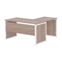 Стол угловой XQPCT 1415 Дуб Сонома/Белый 1400х1500х750 XTEN-QP