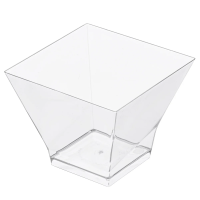 Форма для фуршета одноразовая Vzlp Пагода из полистирола прозрачная 120мл, 20шт