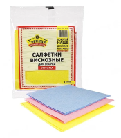 Салфетка хозяйственная Горница 30х38см, вискоза, 3шт/уп
