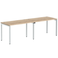 Стол на 2 рабочих места Skyland Xten-S XWST 2470, двухместный, дуб сонома, 2400х700х750мм