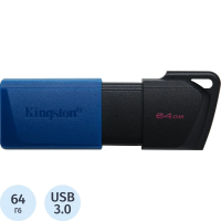 USB флешка Kingston DataTraveler Exodia M 64 Гб, черный/синий, USB 3.2, DTXM/64GB