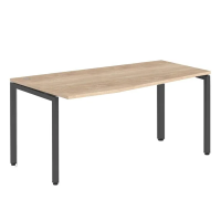 Стол прямой Skyland Xten-S XSCT 169, эргономичный, левый, дуб сонома/антрацит, 1600х900х750мм