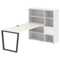 Рабочая станция EVRST 1217 Ясень Траун/Мокко 2190х1250х1355 EDIS