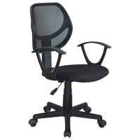 Кресло офисное Brabix Flip MG-305 ткань TW, черная, крестовина пластик