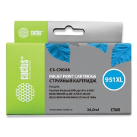 Картридж струйный Cactus CS-CN046 №951XL, 26мл, голубой