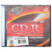 Диск CD-R Vs 700Mb, Slim Case