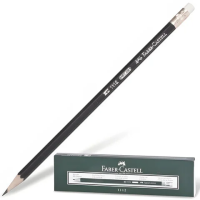 Карандаш чернографитный Faber-Castell 1112 HB, с ластиком, FC111200