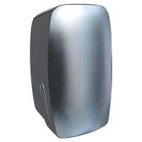 Диспенсер для туалетной бумаги листовой Merida Mercury BMS401, серый, пластик