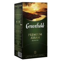 Чай Greenfield Premium Assam (Премиум Ассам), черный, 25 пакетиков