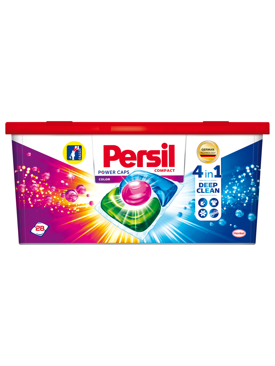 фото: Капсулы для стирки Persil Power Color для цветного белья 28 шт
