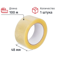Клейкая лента упаковочная48мм х 100м 45мкр прозрачная СПб