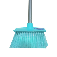 Щетка для пола с ручкой Mry 15см, мягкая, рукоятка 120см, металлическая