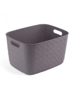 Корзина для хранения Curver Softex L темно-серая 19л, 37.7 x 29.2 x 22.1см