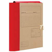 Архивная папка на завязках крафт, А4, 120 мм