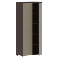 Шкаф с глухими дверьми и топом TLHC 85.1 Капучино/Венге Магия Z 856х450х1968 TORR LUX