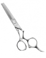 Ножницы парикмахерские Kapous Pro-scissors S филировочные, 5.5', 32 зубца, серебристый футляр