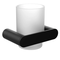 Стаканчик для зубных щеток Nofer Verona черный, 16881.N