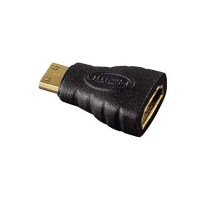 Адаптер Hama HDMI-mini-HDMI (m-f) черный, H-39861