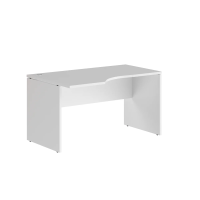 Стол прямой Skyland Xten XCET 149, эргономичный, левый, белый, 1400х900х750мм