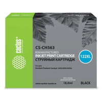 Картридж струйный Cactus CS-CH563 №122XL, 18мл, черный