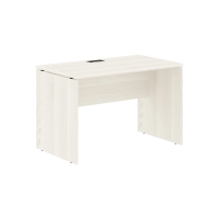 Стол прямой EDST 1167 Ясень Траун/Черный 1160х670х750 EDIS