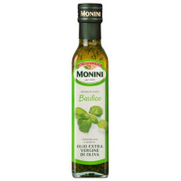 Масло оливковое Monini Extra Virgin нерафинированное, с базиликом, 250мл