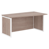 Стол эргономичный XQPCT 169H(R) Дуб Сонома/Белый 1600х900х750 XTEN-QP