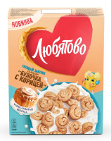 Завтрак готовый Любятово булочка с корицей, 190г