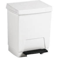 Мусорное ведро Nofer пластик 23л, с педалью, 14026.W