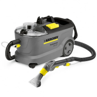 Пылесос моющий Karcher Puzzi 10/1 для использования с моющим средством, серый, 1.100-130.0