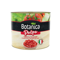 Томаты Botanica резаные очищенные в собственном соку, 2.5кг
