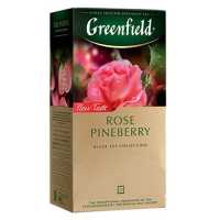 Чай Greenfield Rose Pineberry (Роуз Пайнберри), черный, 25 пакетиков