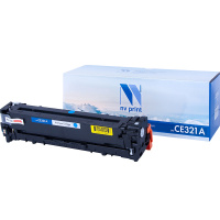 Картридж лазерный Nv Print CE321AC, голубой, совместимый