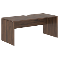 Стол прямой EDST 1780 Дуб Денвер тёмный/Белый 1760х800х750 EDIS