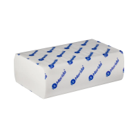 Бумажные полотенца Merida BP2406, Стандарт листовые, Z-Топ, 2 слоя, 200шт, белые, 20 пачек