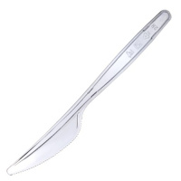 Нож одноразовый Officeclean прозрачный, 18см, 48шт/уп