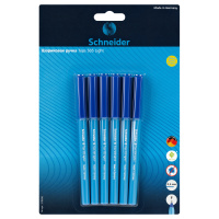 Набор шариковых ручек Schneider Tops 505 F Light 6шт., синие, 0,8мм, блистер