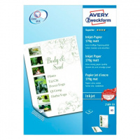 Фотобумага для струйных принтеров Avery Zweckform А4, 50 листов, 170 г/м2, матовая, 2589-50