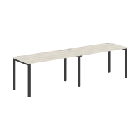 Стол 2-х местный XS6WST 2870 Сосна Эдмонт/Антрацит 2800х700х750 XTEN-S60