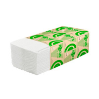 Бумажные полотенца листовые Focus Extra 5069958, листовые, Z-сложение, 250шт, 1 слой, белые