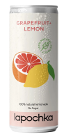 Напиток Lapochka Грейпфрут-лимон газированный, 330мл