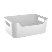 Корзина универсальная Эконова Scandi белая 1.2л, 17 х 12 х 7.5см