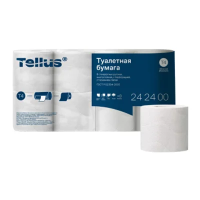 Туалетная бумага Tork Tellus T4, 242400, 3 слоя, белая,  8 рулонов