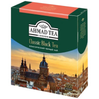 Чай Ahmad Classic Black Tea (Классический черный), черный, 100 пакетиков