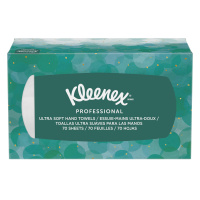 Бумажные полотенца Kleenex Ultra Soft 1126, листовые, 1 слой, 70шт, белые