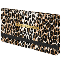 Еженедельник недатированный с резинкой 171х93 мм, BRAUBERG, твердый, 64 л., 'Leopard print', 116312